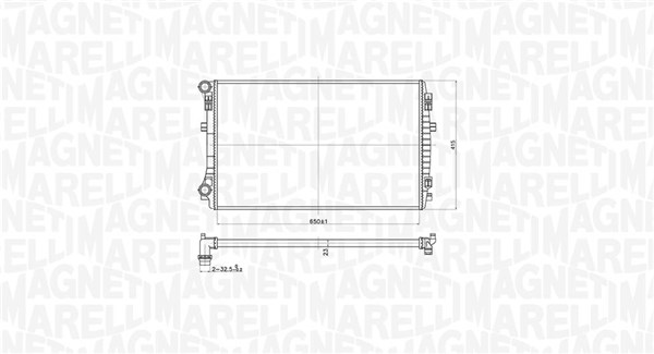 Magneti Marelli Radiateur 350213173400