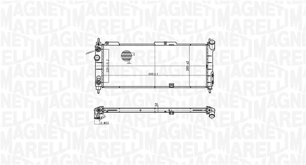 Magneti Marelli Radiateur 350213174400