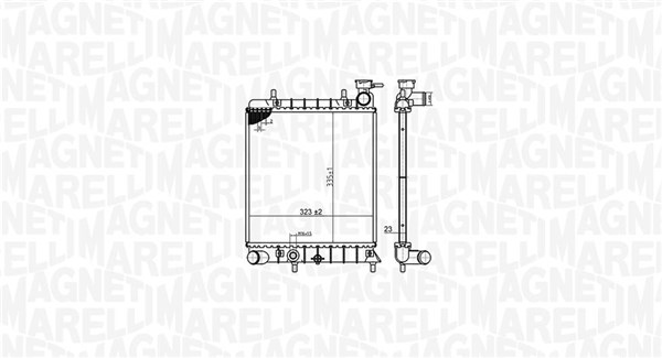 Magneti Marelli Radiateur 350213174800