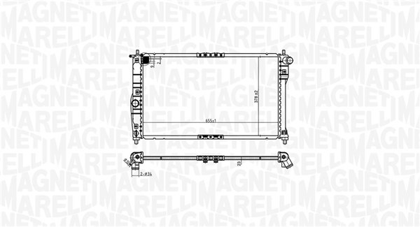 Magneti Marelli Radiateur 350213174900