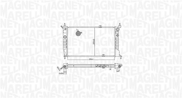 Magneti Marelli Radiateur 350213175500