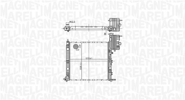 Magneti Marelli Radiateur 350213178500