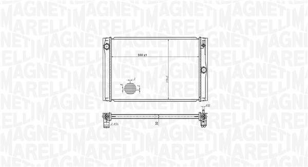 Magneti Marelli Radiateur 350213178600