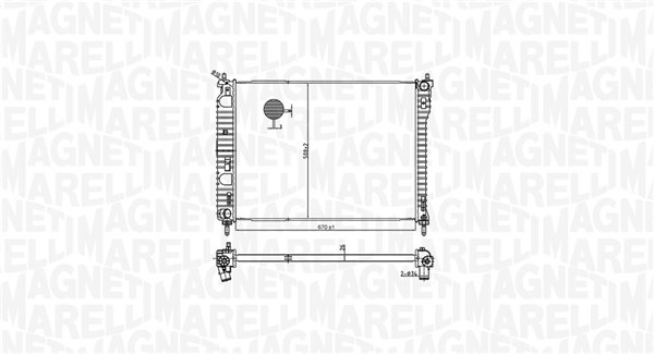 Magneti Marelli Radiateur 350213179800