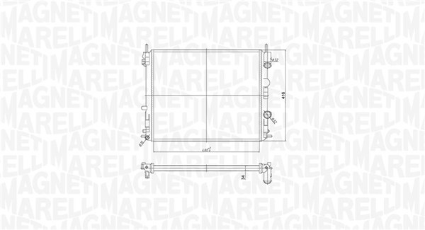 Magneti Marelli Radiateur 350213182200