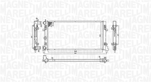 Magneti Marelli Radiateur 350213182300