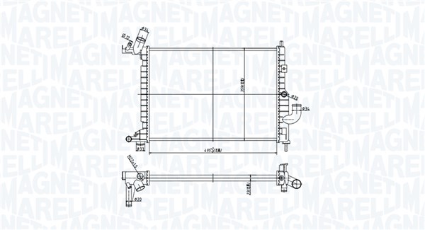 Magneti Marelli Radiateur 350213184500