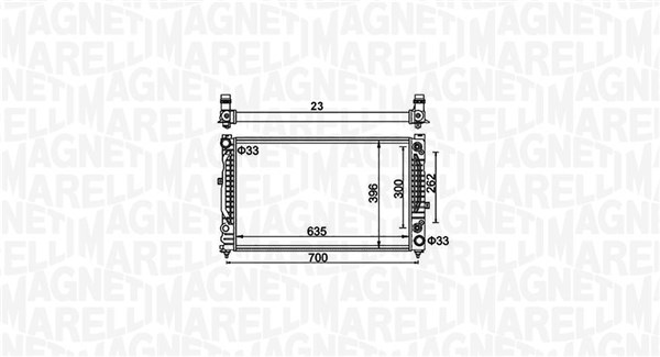 Magneti Marelli Radiateur 350213185500