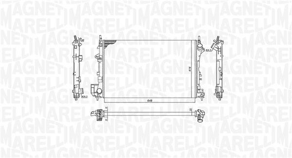 Magneti Marelli Radiateur 350213185700