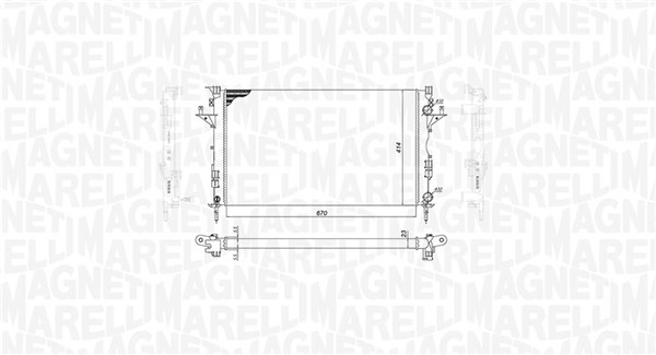 Magneti Marelli Radiateur 350213185800