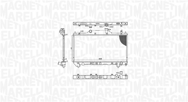 Magneti Marelli Radiateur 350213186200