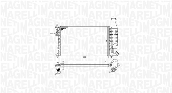 Magneti Marelli Radiateur 350213186400