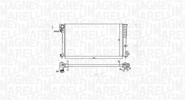 Magneti Marelli Radiateur 350213186500