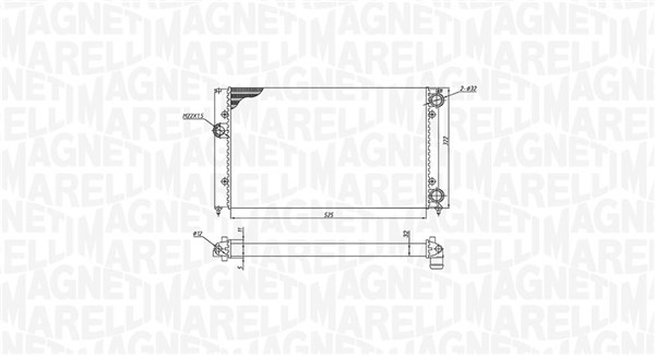 Magneti Marelli Radiateur 350213187600