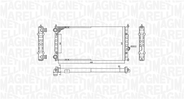 Magneti Marelli Radiateur 350213187800