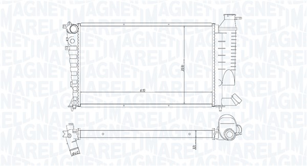 Magneti Marelli Radiateur 350213188400