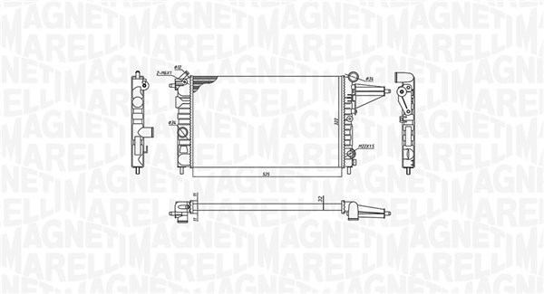 Magneti Marelli Radiateur 350213189100