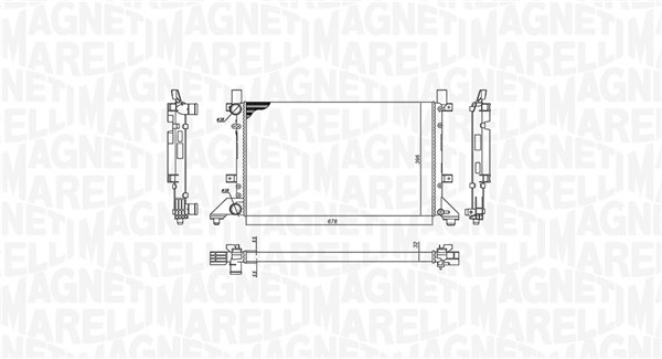 Magneti Marelli Radiateur 350213189400