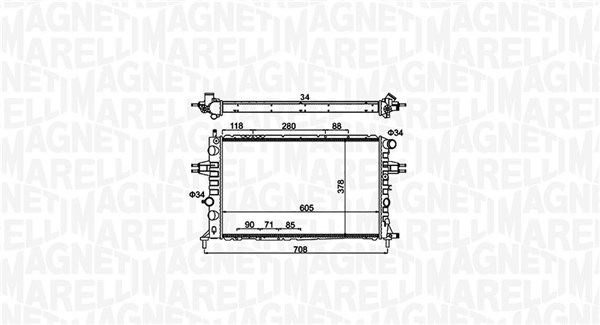 Magneti Marelli Radiateur 350213192300