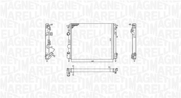 Magneti Marelli Radiateur 350213192600