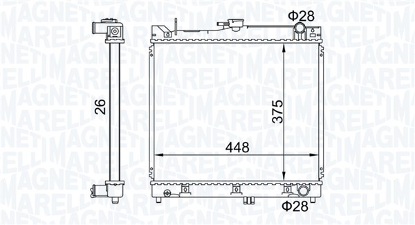 Radiateur Magneti Marelli 350213192700