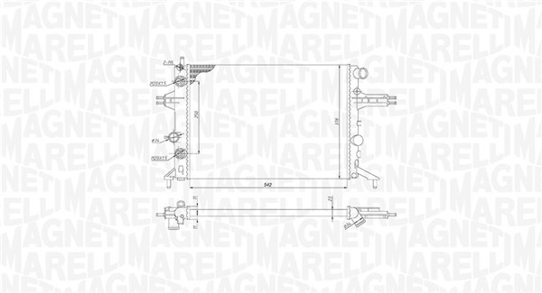 Magneti Marelli Radiateur 350213192800