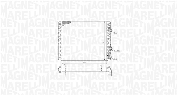 Magneti Marelli Radiateur 350213192900