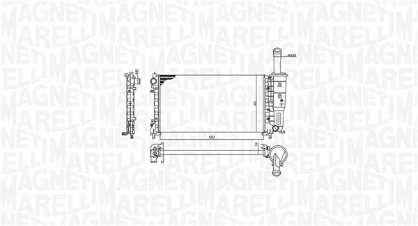 Magneti Marelli Radiateur 350213194200