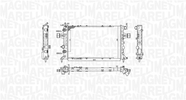 Magneti Marelli Radiateur 350213194600