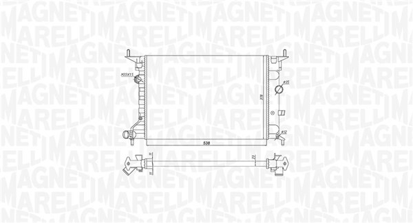 Radiateur Magneti Marelli 350213194800