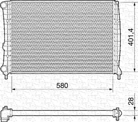 Radiateur Magneti Marelli 350213194000