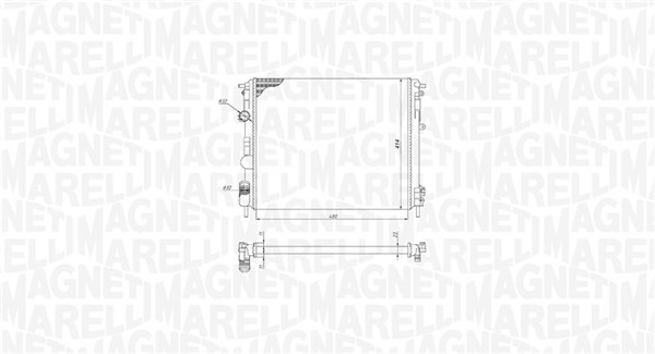 Magneti Marelli Radiateur 350213195200