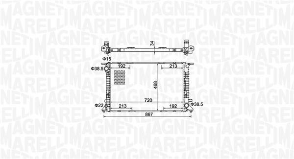 Magneti Marelli Radiateur 350213195800