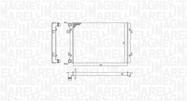 Magneti Marelli Radiateur 350213196100
