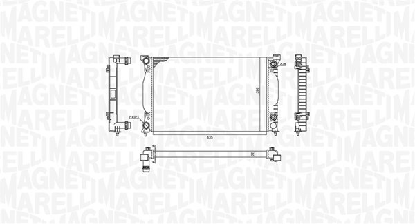 Magneti Marelli Radiateur 350213196600