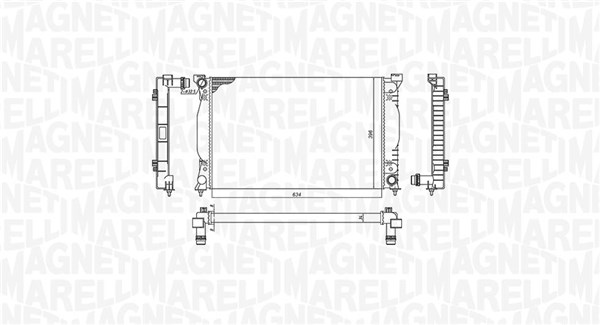 Magneti Marelli Radiateur 350213196700