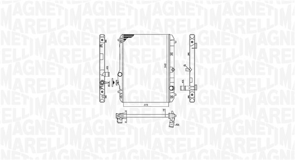 Magneti Marelli Radiateur 350213198600