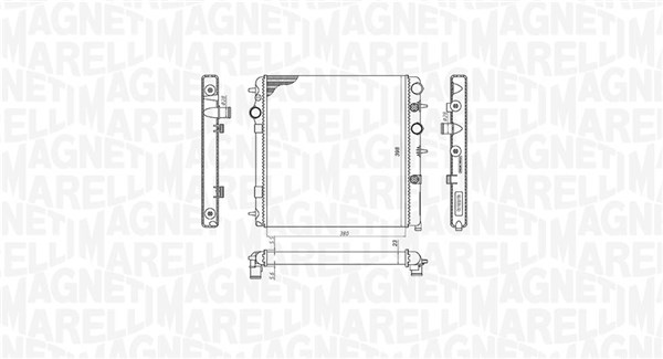 Magneti Marelli Radiateur 350213198700