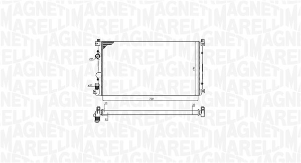 Magneti Marelli Radiateur 350213198800