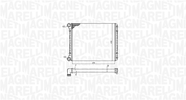 Magneti Marelli Radiateur 350213198900