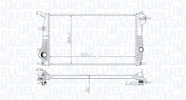 Magneti Marelli Radiateur 350213199200