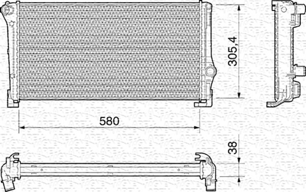 Magneti Marelli Radiateur 350213199000