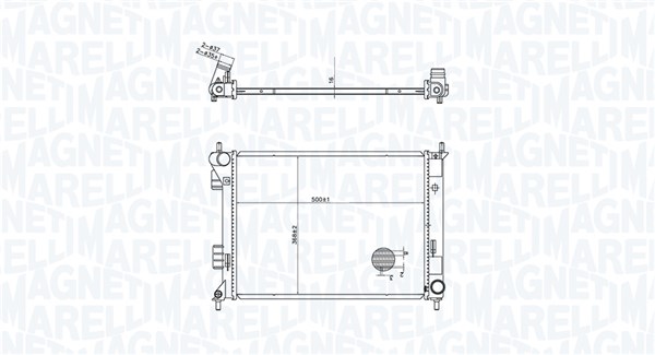 Radiateur Magneti Marelli 350213204300