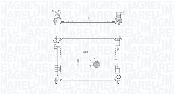 Radiateur Magneti Marelli 350213204400