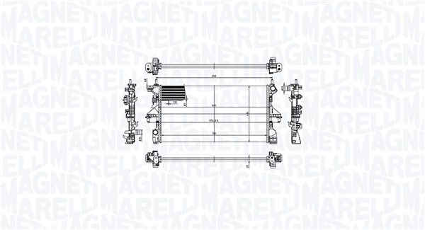Radiateur Magneti Marelli 350213211900