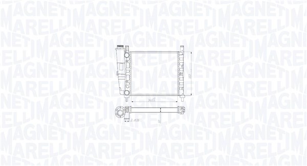 Radiateur Magneti Marelli 350213212200