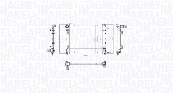 Radiateur Magneti Marelli 350213212300