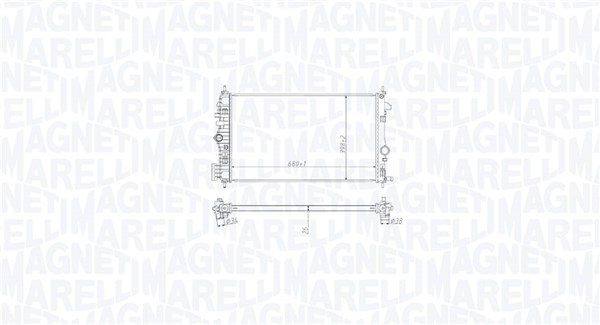 Radiateur Magneti Marelli 350213213000