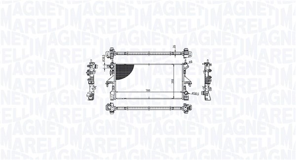 Radiateur Magneti Marelli 350213213100