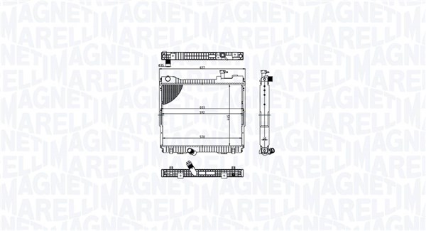 Radiateur Magneti Marelli 350213213500